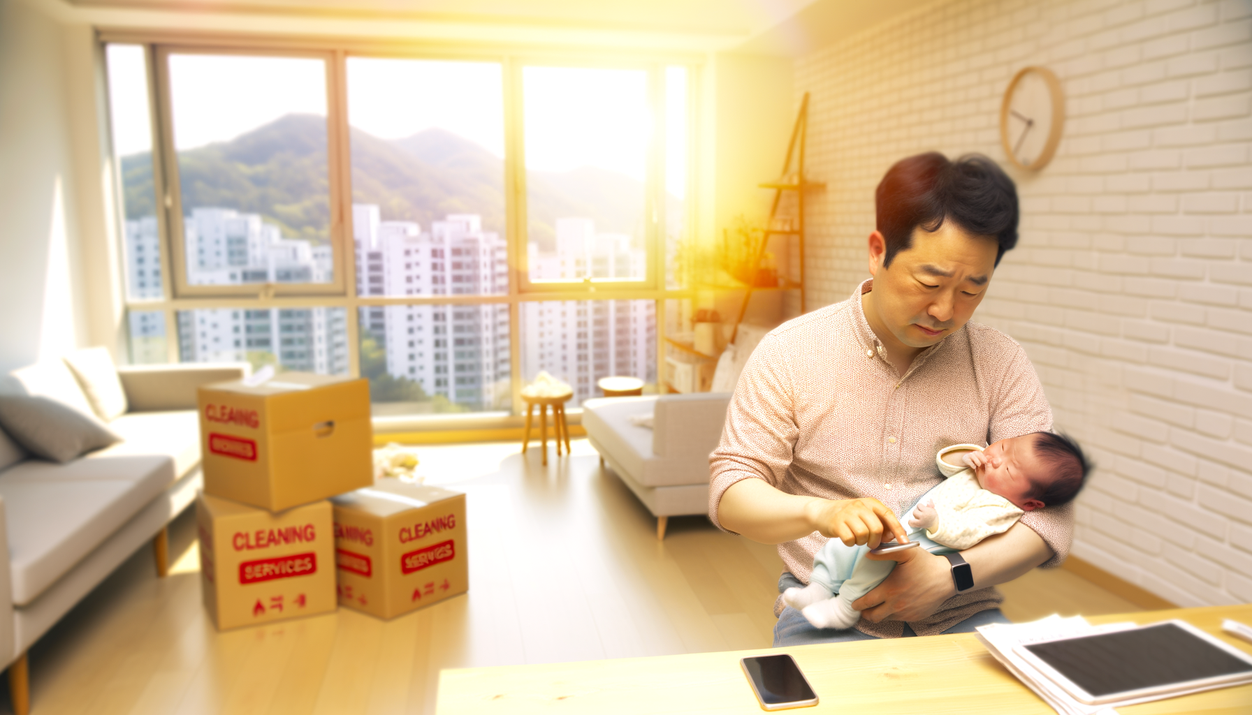 아이를 안고 있는 부모